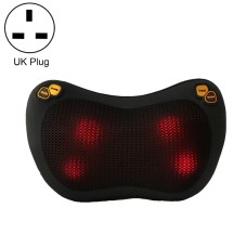 Cervical Spine Massager Instrument Electric Car Massage Pillow, Specification: Four Keys(UK Plug)