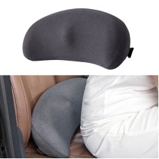 Memory Foam Car Lumbar Cushion Driving Seat Cushion(Dark Gray)