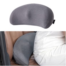 Memory Foam Car Lumbar Cushion Driving Seat Cushion(Gray)