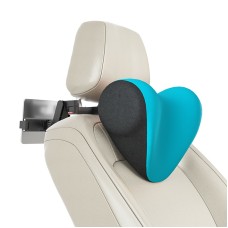 A09 Car Seat Headrest Memory Foam Comfortable Neck Pillow, Style: With Stand  (Blue)