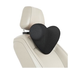 A09 Car Seat Headrest Memory Foam Comfortable Neck Pillow, Style: Without Stand (Black)