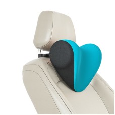 A09 Car Seat Headrest Memory Foam Comfortable Neck Pillow, Style: Without Stand (Blue)