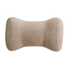 Car Memory Cotton Headrest Protective Cervical Spine Seat Sleeping Pillow(Beige)