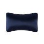 TZ19 Silk Car Head Pillow Car Memory Memory Foam Comfort Lumbar Sulper (темно -синий)