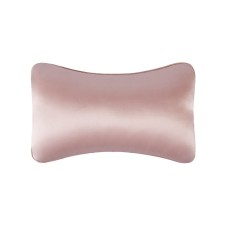 TZ19 Silk Car Head Pillow Car Memory Foam Comfort Lumbar Support(Pink)