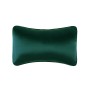 TZ19 Silk Car Head Pillow Car Memory Foam Comfort Lumbar Support(Green)