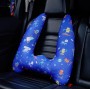 Car Sleeping Pillow Child Neck Pillow Seat Belt Hugging Car Accessories Random Color, Style:Mesh Section