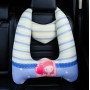 Car Sleeping Pillow Child Neck Pillow Seat Belt Hugging Car Accessories Random Color, Style:Mesh Pillow + Headrest