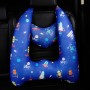 Car Sleeping Pillow Child Neck Pillow Seat Belt Hugging Car Accessories Random Color, Style:Mesh Pillow + Headrest