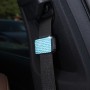 Car Seat Belts Crystal Clip Fixer Tightening Regulator (Blue)