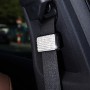 Car Seat Belts Crystal Clip Fixer Tightening Regulator (White)