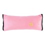 2 ПК, детские бретель для защитника детской защиты мягкая подголовка для шеи подушка на плечо для ремня безопасности автомобиля (розовый)