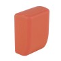 Safe Rubber Car Seat Belt Clips Locking Buckles Protective Cover(Orange)