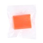 Safe Rubber Car Seat Belt Clips Locking Buckles Protective Cover(Orange)