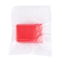 Safe Rubber Car Seat Belt Clips Locking Buckles Protective Cover(Red)