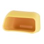 Safe Rubber Car Seat Belt Clips Locking Buckles Protective Cover(Yellow)