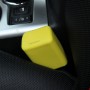 Safe Rubber Car Seat Belt Clips Locking Buckles Protective Cover(Yellow)