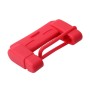 Universal Adjustable Car Seat Belt Buckle Plug Protective Cover Case(Red)