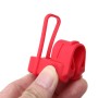 Universal Adjustable Car Seat Belt Buckle Plug Protective Cover Case(Red)