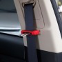 Universal Adjustable Car Seat Belt Buckle Plug Protective Cover Case(Red)