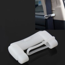 Универсальный регулируемый корпус защитной крышки для пряжки для ремня автомобиля (белый)