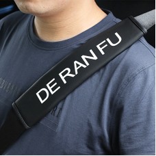 DERANFU Car Safety Cover Strap Seat Belt Shoulder Protector(Black)