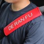 DERANFU Car Safety Cover Strap Seat Belt Shoulder Protector(Red)