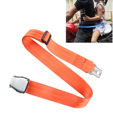 Child Safety Bundle Protection Belt for Electric Motorcycle / Bicycle (Orange)