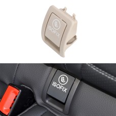 Car Rear Child ISOFIX Switch Seat Safety Cover 2059200513 for Mercedes-Benz W205 2015-2021, Left Driving (Beige)