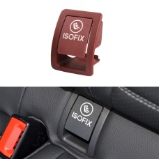 Car Rear Child ISOFIX Switch Seat Safety Cover 2059200513 for Mercedes-Benz W205 2015-2021, Left Driving (Red)