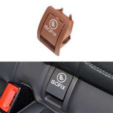 Car Rear Child ISOFIX Switch Seat Safety Cover 2059200513 for Mercedes-Benz W205 2015-2021, Left Driving (Brown)