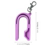 2 PCS Car Seat Key Safety Seat Unlocking Portable Unlock Child Safety Belt Accessories(Light Purple)