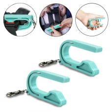 2 PCS Car Seat Key Safety Seat Unlocking Portable Unlock Child Safety Belt Accessories(Baby Blue)