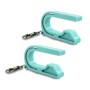 2 PCS Car Seat Key Safety Seat Unlocking Portable Unlock Child Safety Belt Accessories(Baby Blue)