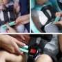 3 PCS Random Color The Car Seat Key Keychain Unlocker