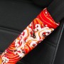 Car Seat Belt Protective Cover(Sea Wave Red)