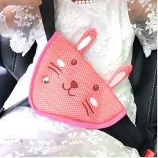 Автомобильный детский ремень безопасности Регулировка и прикрепление кнопок устройства Анти-поражение плечо, стиль: сетчатая ткань кролик