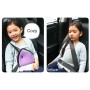 Car Safety Belt Adjuster for Children, Size: 24cm x 16.5cm(Purple)