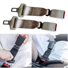 2 PCS Child And Pregnant Woman Car Seat Belt Extender, Length:23cm(Beige)