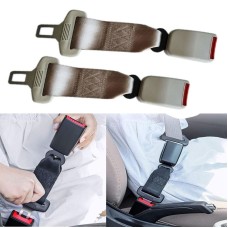 2 PCS Child And Pregnant Woman Car Seat Belt Extender, Length:26cm(Beige)