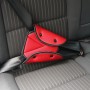 Крышка безопасности на автомобильном сиденье прочная регулируемая треугольная защитная ремень безопасности зажигания для ремень безопасности для детей защиты (красный)