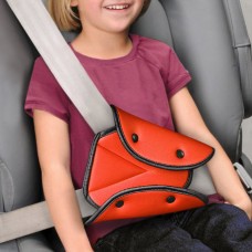 Крышка ремня безопасности автомобильного сиденья прочная регулируемая треугольная защитная ремень безопасности зажигание для ремня безопасности детские защиты (оранжевый)