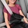 Крышка безопасности на автомобильном сиденье прочная регулируемая треугольная безопасная ремень безопасности зажигание для ремень безопасности для детей защита (черная)