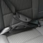 Крышка безопасности на автомобильном сиденье прочная регулируемая треугольная безопасная ремень безопасности зажигание для ремень безопасности для детей защита (черная)