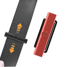 Car Safety Belt Holder Non-Slip Limiter Slack Adjuster(Red)
