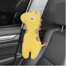 Car Seat Belt Pillow Shoulder Cover Cartoon Insurance Belt(Yellow)