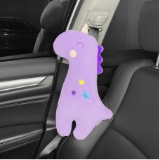 Car Seat Belt Pillow Shoulder Cover Cartoon Insurance Belt(Purple)
