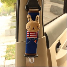 H002 Children Car Seat Belt Cartoon Cover(Rabbit)