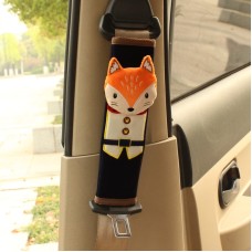 H002 Children Car Seat Belt Cartoon Cover(Fox)