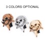 Universal Vehicle Car Creative Skull Double Heads Shaped Shifter Cover Manual Automatic Gear Shift Knob (Bronze)